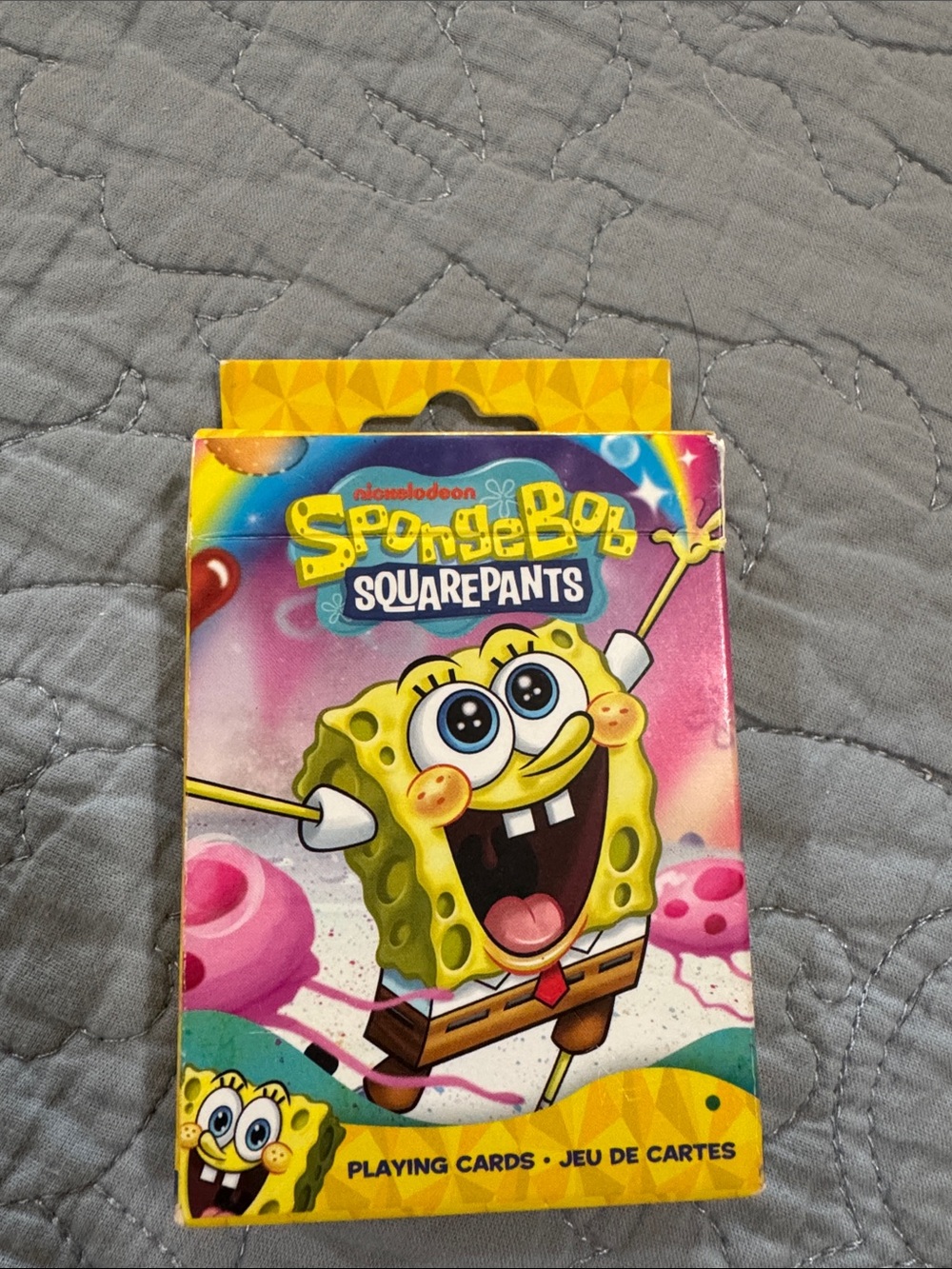 SpongeBob SquarePants Playing Cards - Yellow, Pink, Blue